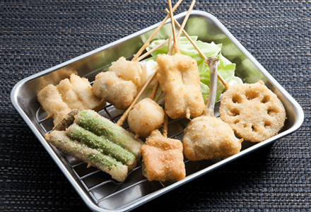 串揚げ盛り合せ