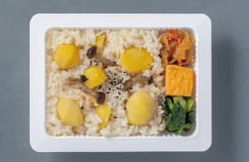 栗たっぷりご飯弁当