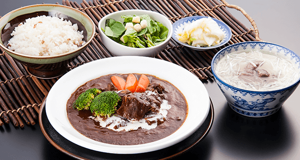 牛たんシチュー定食